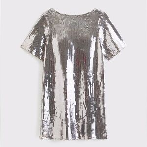 Abercrombie & Fitch Holiday Sequin Tee Shift Mini Dress